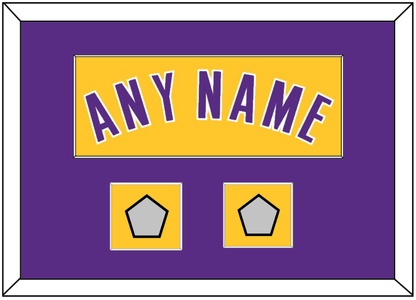 Los Angeles Name & 2 Champions Patches - Home Yellow (1999-2018) - Essential Tier 3