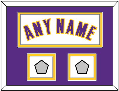 Los Angeles Name & 2 Trophy Patches - Alternate White (2002-2018) - Signature Tier 5