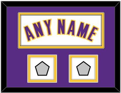 Los Angeles Name & 2 Trophy Patches - Alternate White (2002-2018) - Signature Tier 5