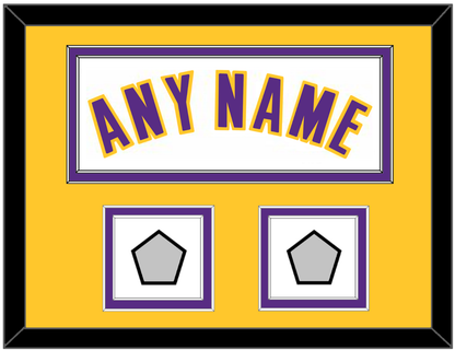 Los Angeles Name & 2 Trophy Patches - Alternate White (2002-2018) - Signature Tier 7