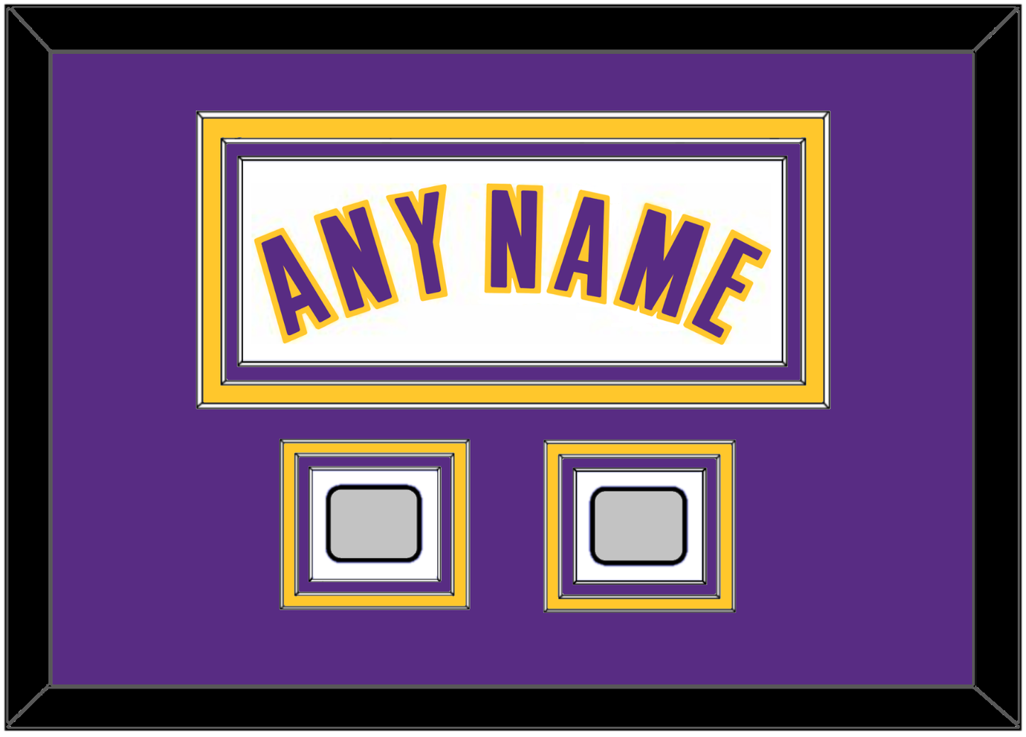 Los Angeles Name & 2 Finals Patches - Alternate White (2002-2018) - Premier Tier 3