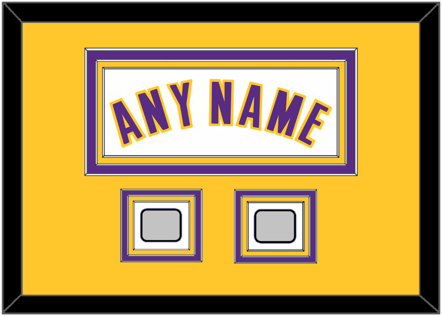 Los Angeles Name & 2 Trophy Patches - Alternate White (2002-2018) - Premier Tier 5