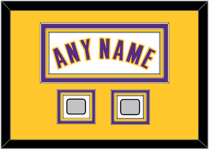 Los Angeles Name & 2 Trophy Patches - Alternate White (2002-2018) - Premier Tier 5