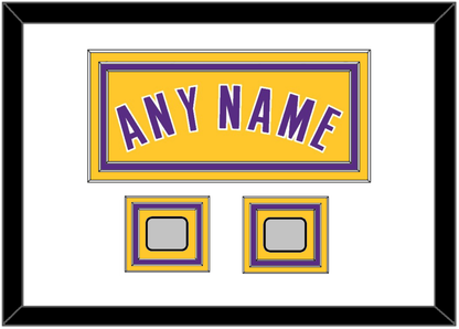 Los Angeles Name & 2 Trophy Patches - Home Yellow (1999-2018) - Premier Tier 1