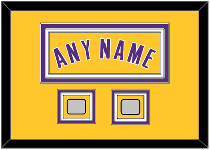 Los Angeles Name & 2 Trophy Patches - Home Yellow (1999-2018) - Premier Tier 3
