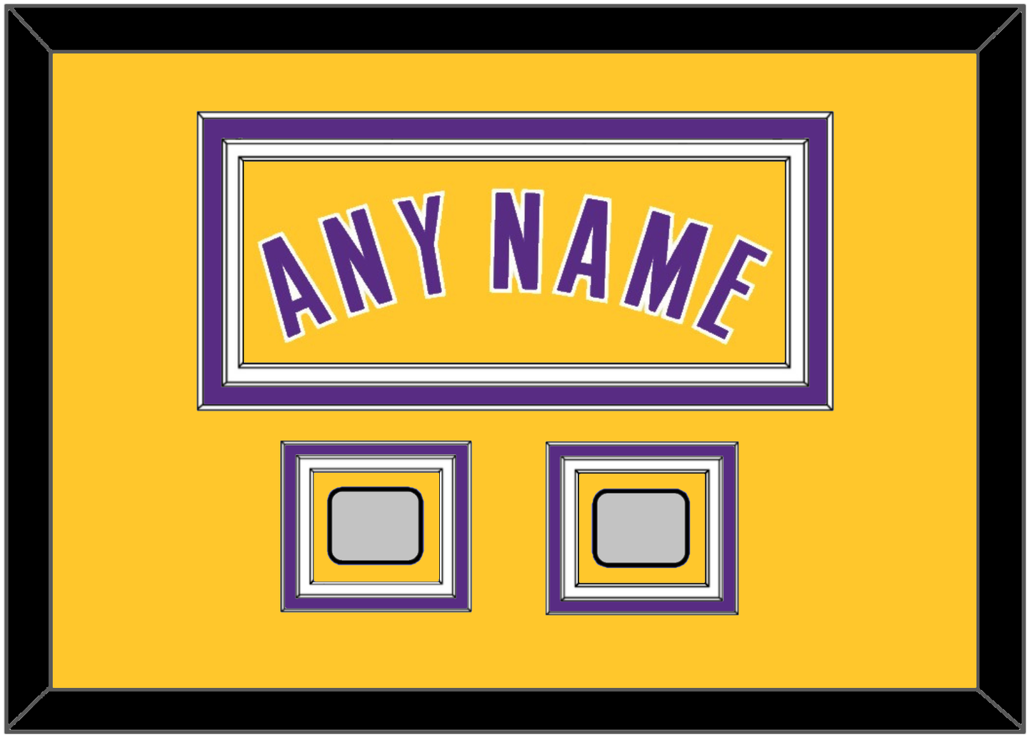 Los Angeles Name & 2 Champions Patches - Home Yellow (1999-2018) - Premier Tier 3