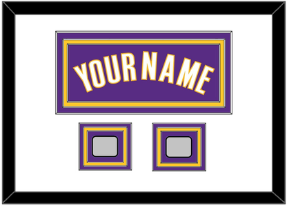 Los Angeles Name & 2 Trophy Patches - Road Purple (1999-2004) - Premier Tier 1