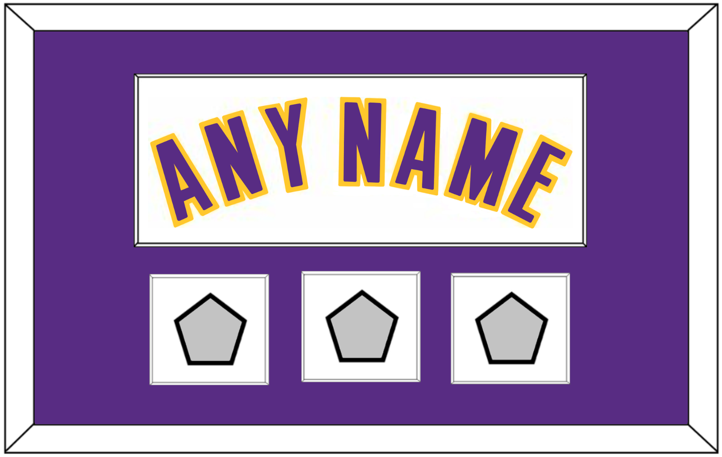 Los Angeles Name & 3 Finals Patches - Alternate White (2002-2018) - Essential Tier 1