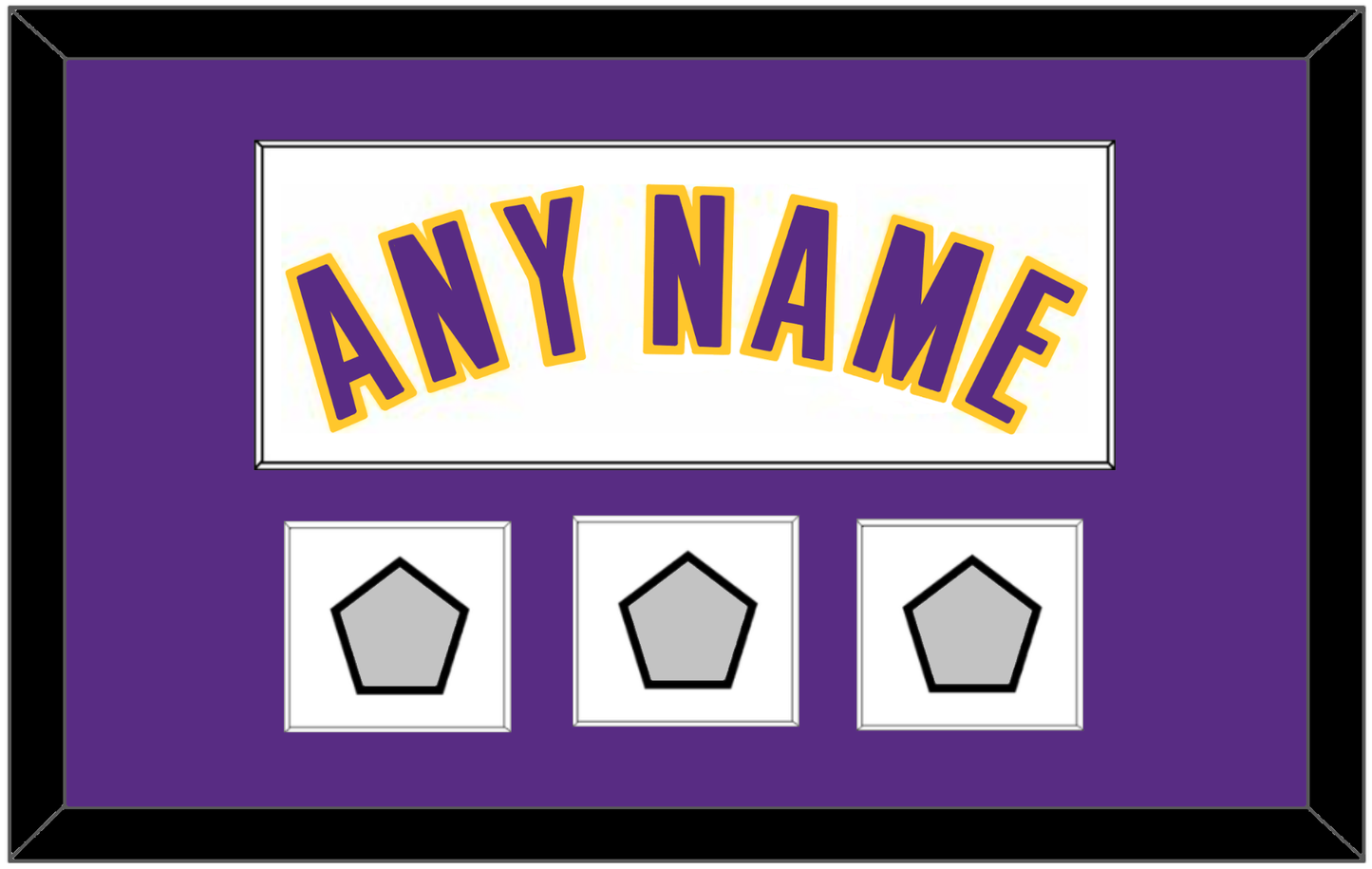 Los Angeles Name & 3 Finals Patches - Alternate White (2002-2018) - Essential Tier 1