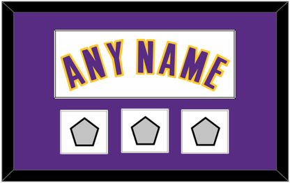 Los Angeles Name & 3 Finals Patches - Alternate White (2002-2018) - Essential Tier 1