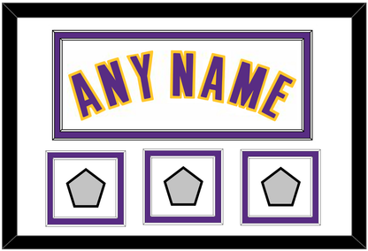Los Angeles Name & 3 Trophy Patches - Alternate White (2002-2018) - Signature Tier 1
