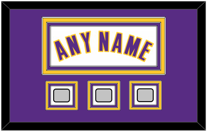 Los Angeles Name & 3 Trophy Patches - Alternate White (2002-2018) - Premier Tier 2