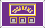 Los Angeles Name & 3 Trophy Patches - Road Purple (1978-1997) - Triple Mat 2