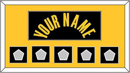 Los Angeles Name & 5 Trophy Patches - Black Mamba (2017-2018, 2020) - Essential Tier 2