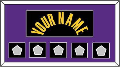 Los Angeles Name & 5 Trophy Patches - Black Mamba (2017-2018, 2020) - Essential Tier 3