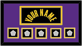 Los Angeles Name & 5 Finals Patches - Black Mamba (2017-2018, 2020) - Double Mat 4