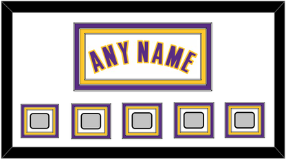 Los Angeles Name & 5 Finals Patches - Alternate White (2002-2018) - Premier Tier 1