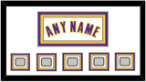 Los Angeles Name & 5 Finals Patches - Alternate White (2002-2018) - Triple Mat 1