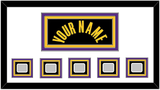 Los Angeles Name & 5 Finals Patches - Black Mamba (2017-2018, 2020) - Triple Mat 1