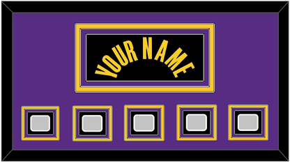 Los Angeles Name & 5 Finals Patches - Black Mamba (2017-2018, 2020) - Premier Tier 3