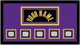 Los Angeles Name & 5 Finals Patches - Black Mamba (2017-2018, 2020) - Triple Mat 3