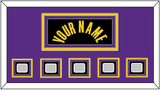 Los Angeles Name & 5 Finals Patches - Black Mamba (2017-2018, 2020) - Triple Mat 3