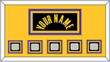 Los Angeles Name & 5 Finals Patches - Black Mamba (2017-2018, 2020) - Triple Mat 4