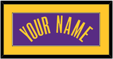 Los Angeles Name - Purple Statement - Single Mat 2