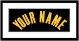 Los Angeles Name - Black Earned - Single Mat 1