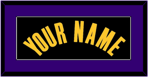 Los Angeles Name - Black Earned - Single Mat 2