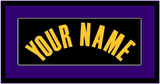 Los Angeles Name - Black Earned - Single Mat 2