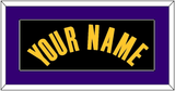 Los Angeles Name - Black Earned - Single Mat 2