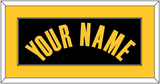 Los Angeles Name - Black Earned - Single Mat 3