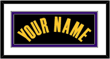 Los Angeles Name - Black Earned - Double Mat 1