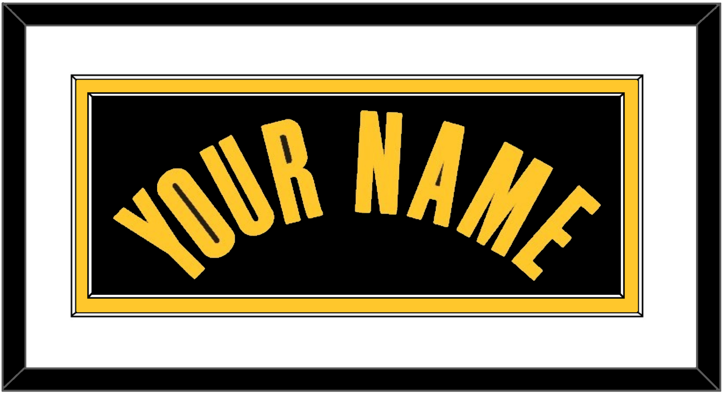 Los Angeles Name - Black Earned (2020-2021) - Signature Tier 2