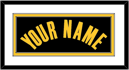 Los Angeles Name - Black Earned (2020-2021) - Signature Tier 2