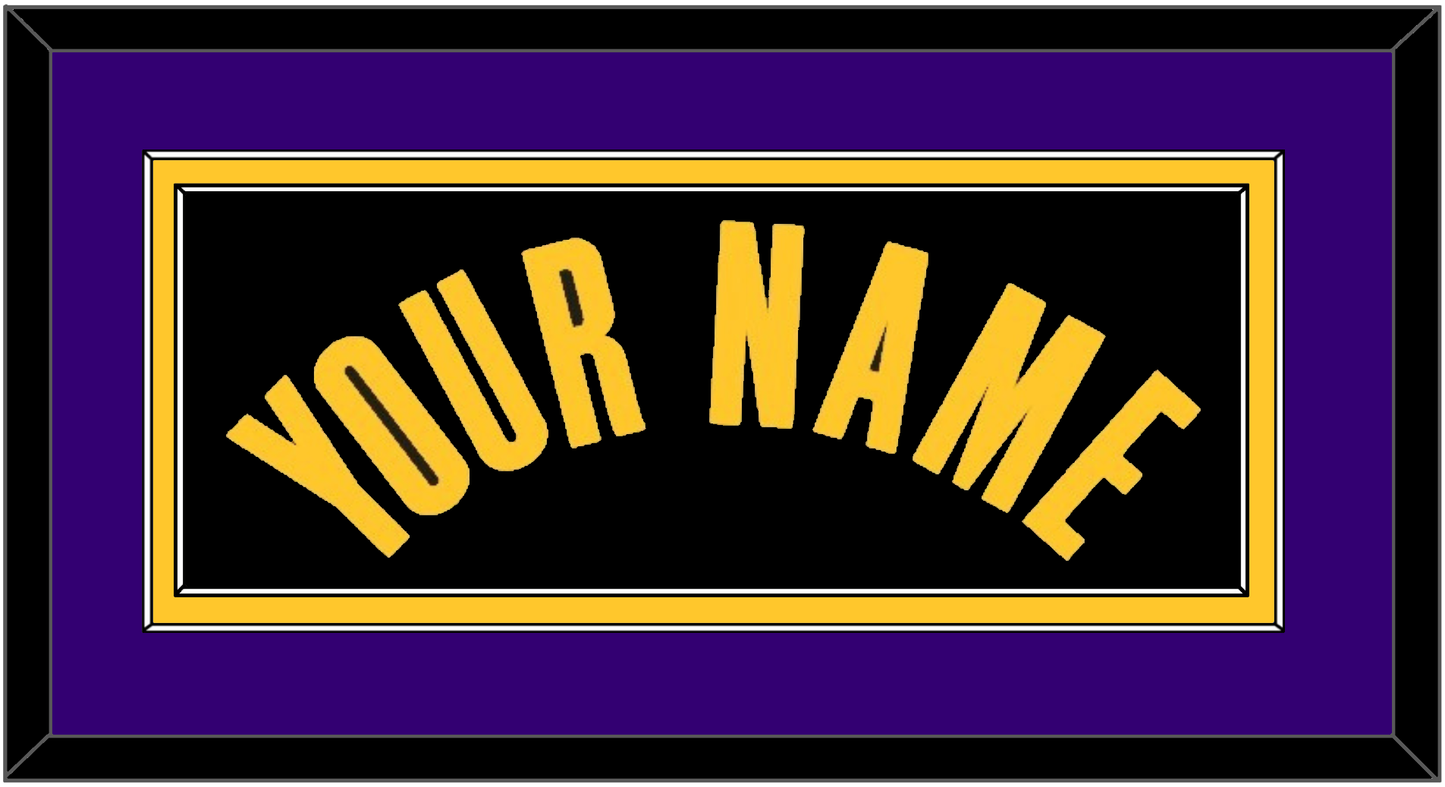 Los Angeles Name - Black Earned (2020-2021) - Signature Tier 3