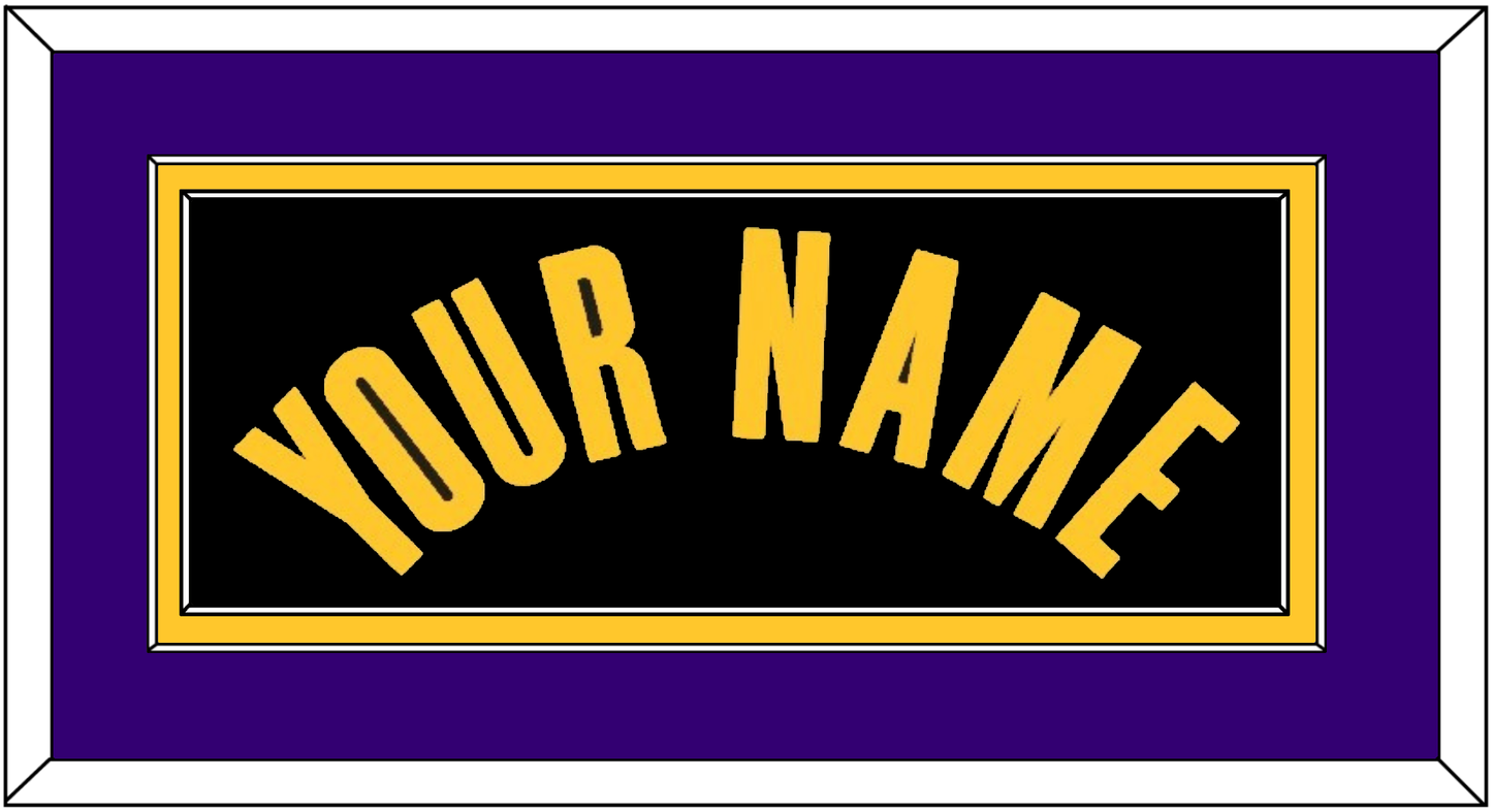 Los Angeles Name - Black Earned (2020-2021) - Signature Tier 3