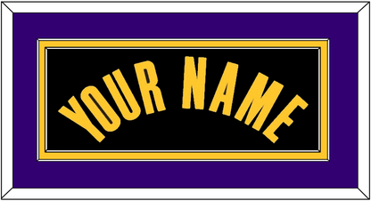 Los Angeles Name - Black Earned (2020-2021) - Signature Tier 3