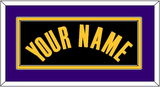 Los Angeles Name - Black Earned - Double Mat 3