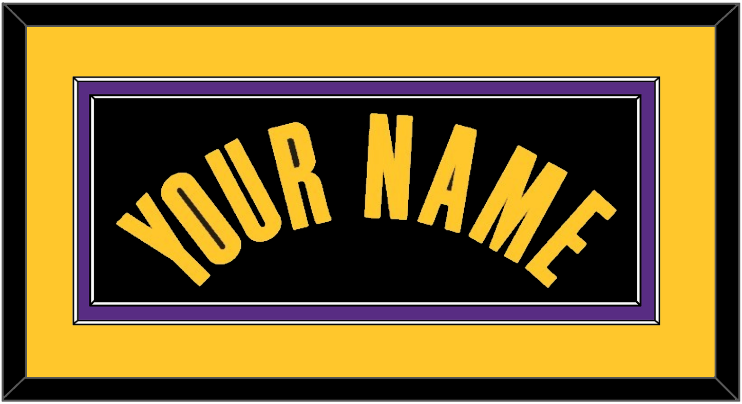 Los Angeles Name - Black Earned (2020-2021) - Signature Tier 4