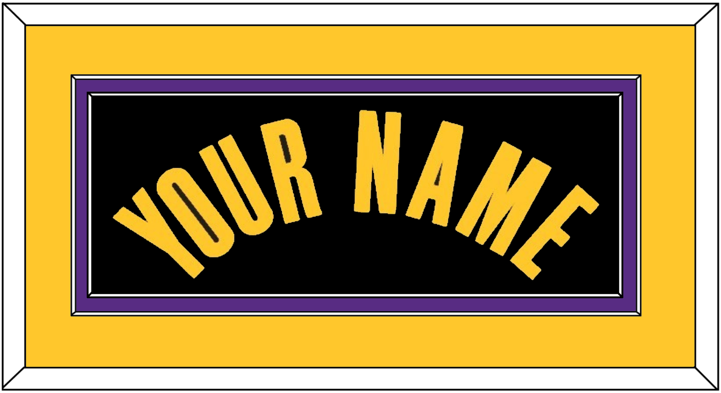 Los Angeles Name - Black Earned (2020-2021) - Signature Tier 4