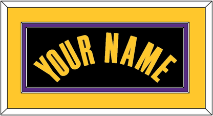 Los Angeles Name - Black Earned (2020-2021) - Signature Tier 4