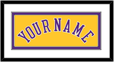 Los Angeles Name - Home Yellow (1997-1999) - Double Mat 1