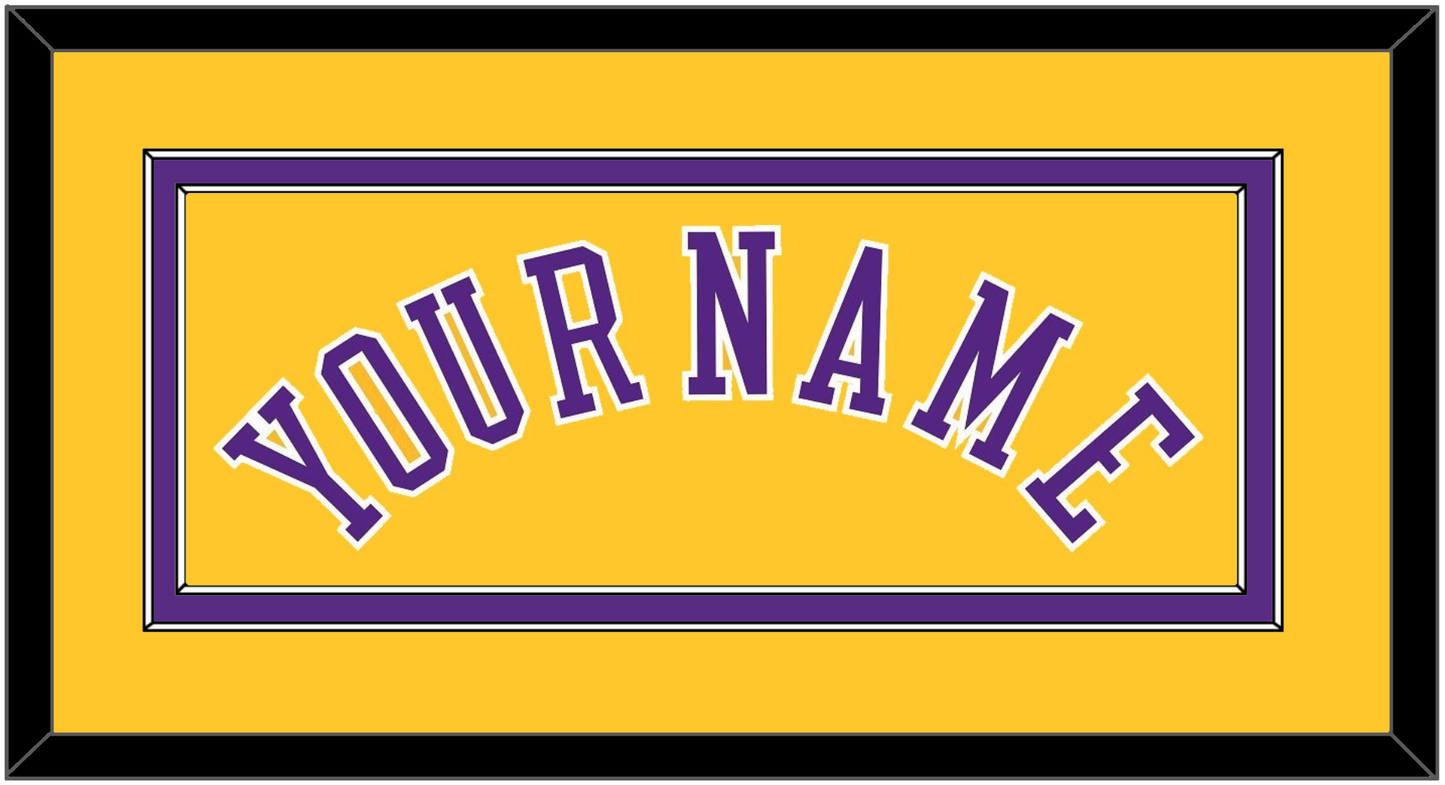 Los Angeles Name - Home Yellow (1997-1999) - Signature Tier 2