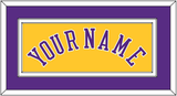 Los Angeles Name - Home Yellow (1997-1999) - Double Mat 3