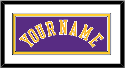 Los Angeles Name - Road Purple (1997-1999) - Signature Tier 1