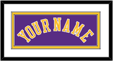 Los Angeles Name - Road Purple (1997-1999) - Double Mat 1