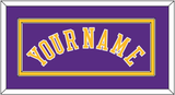 Los Angeles Name - Road Purple (1997-1999) - Double Mat 2