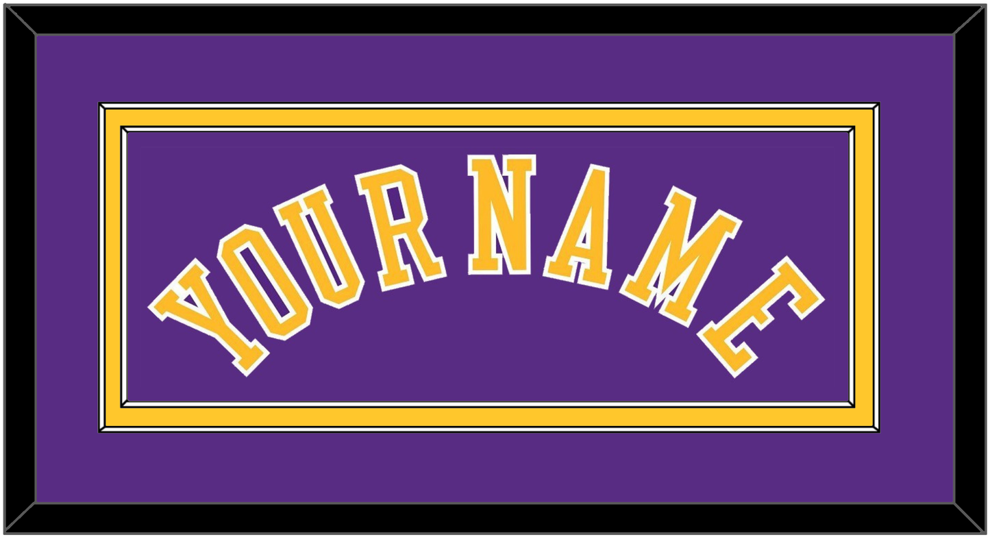 Los Angeles Name - Road Purple (1997-1999) - Signature Tier 2